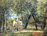 Hurrying to the landscape, Camille Pissarro
